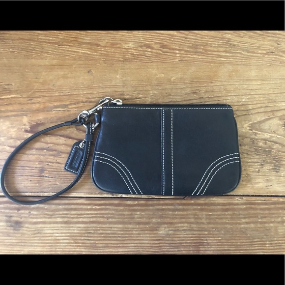 Coach Handbags - Black Coach wristlet